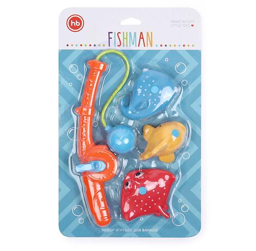 Набор игрушек Happy Baby для ванной FISHMAN Orange (8)