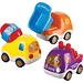 Набор веселых грузовичков Happy Baby CARS4FUN с инерционным механизмом (1)