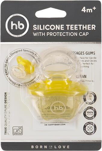 Прорезыватель Happy Baby силиконовый Silicone Teether 20000 Yellow (8)