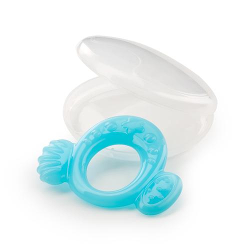 Прорезыватель Happy Baby силиконовый в футляре Silicon teether Голубой (6)