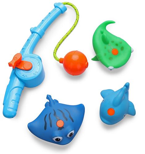 Набор игрушек Happy Baby для ванной FISHMAN Blue (5)