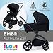 Коляска 2в1 iLovi Embri Onyx (1)