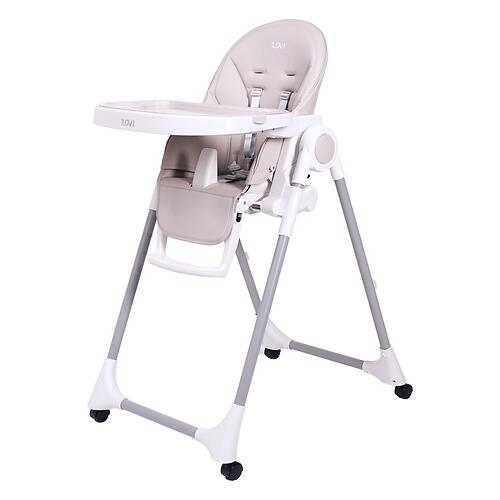 Outlet! Стульчик для кормления iLovi Light с колесами Light Gray (Ал) (6)