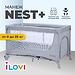Манеж iLovi Nest Plus Grey (1)