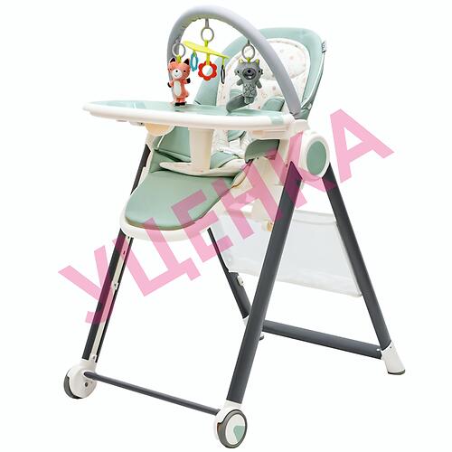 Уценка! Стульчик для кормления iLovi Safety Green (Алм) (8)