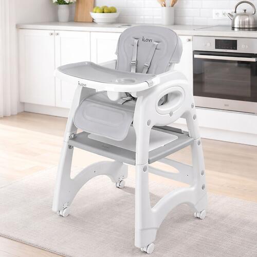 Outlet! Стульчик для кормления iLovi Peek Grey (Алм) (17)