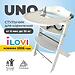 Стульчик для кормления iLovi Uno White (1)