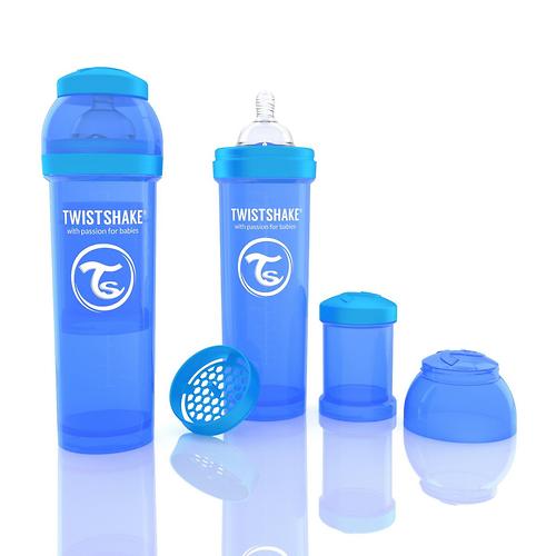 Антиколиковая бутылочка Twistshake 330 мл Синяя (5)