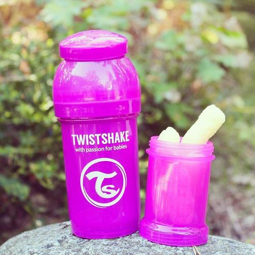 Антиколиковая бутылочка Twistshake 180 мл Фиолетовая (6)