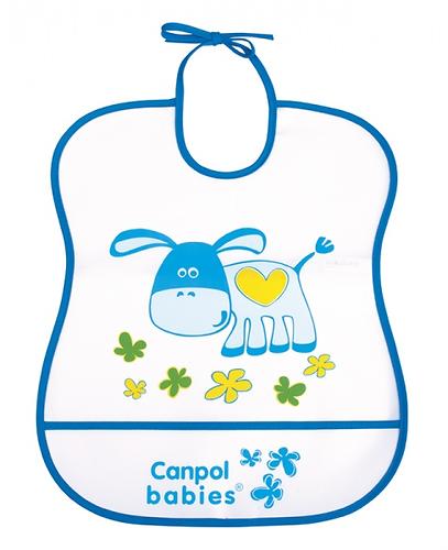 Слюнявчик Canpol пластиковый мягкий в ассортименте (9)