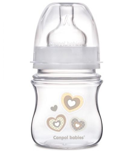 Бутылочка Canpol с широким горлышком антиколиковая EasyStart Newborn baby 120 мл 0м+ в ассортименте (6)