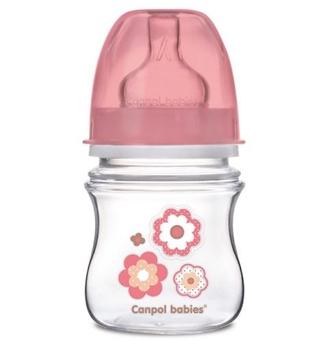Бутылочка Canpol с широким горлышком антиколиковая EasyStart Newborn baby 120 мл 0м+ в ассортименте (4)