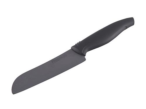 Сантоку нож MARGO 13 см (черное керамическое лезвие) Fissman 2122 (1)