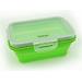 Складной прямоугольный контейнер для хранения продуктов 15x11x6 см / 410 мл (силикон, пластик) Fissman 7489 (1)