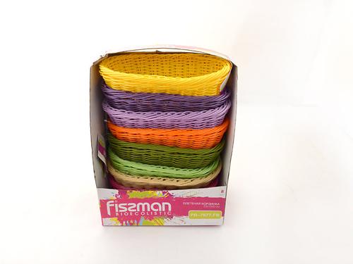 Плетеная корзинка овальная 23x12x8 см (пластик) Fissman 7677 (1)