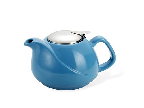 Заварочный чайник Fissman 750 мл с ситечком Голубой (керамика) 9198 (1)