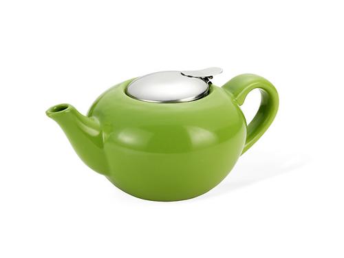 Заварочный чайник Fissman 750 мл с ситечком Зеленый (керамика) 9200 (1)