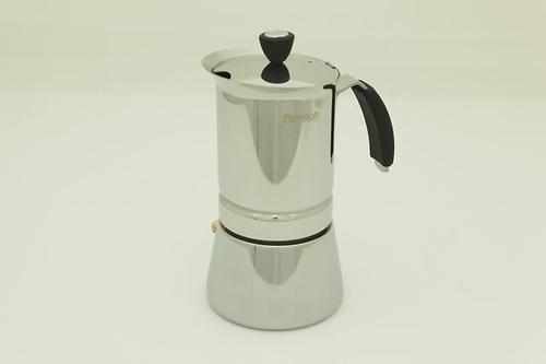 Гейзерная кофеварка на 6 порций / 365 мл (нерж. сталь) Fissman 9410 (1)