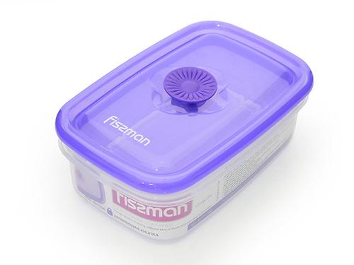 Прямоугольный контейнер для хранения продуктов 15x10x5,5 см / 0,35 л (пластик) Fissman 6771 (1)