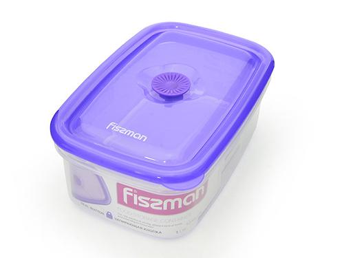 Прямоугольный контейнер для хранения продуктов 19,5x13x7,5 см / 1,0 л (пластик) Fissman 6773 (1)