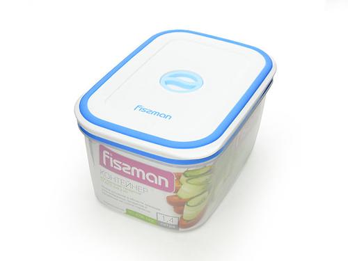 Прямоугольный контейнер для хранения продуктов 17,5x12,5x9,3 см / 1,4 л (пластик) Fissman 6796 (2)