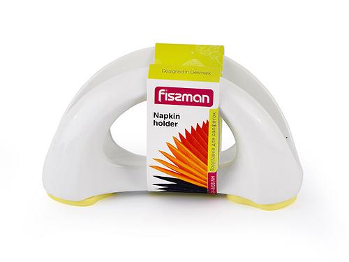Подставка для салфеток 16x8 см на силиконовом основании, цвет ПАЛЕВЫЙ (керамика) Fissman 8833 (1)