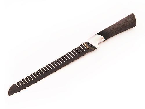 Хлебный нож ONYX 20 см с рифленым лезвием (нерж. сталь с цветным покрытием) Fissman 2336 (1)