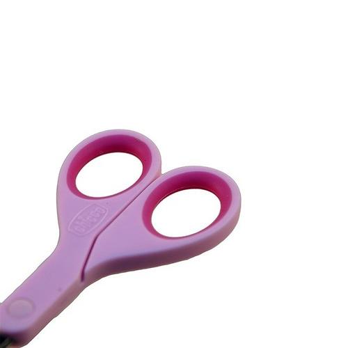 Детские ножнички Chicco с закругленными концами розовые (10)