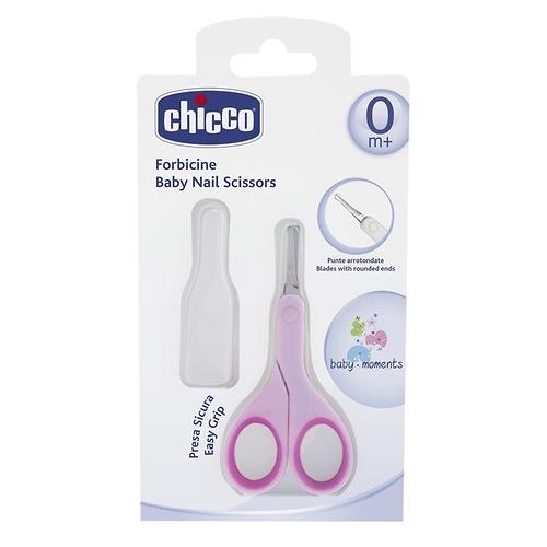 Детские ножнички Chicco с закругленными концами розовые (6)