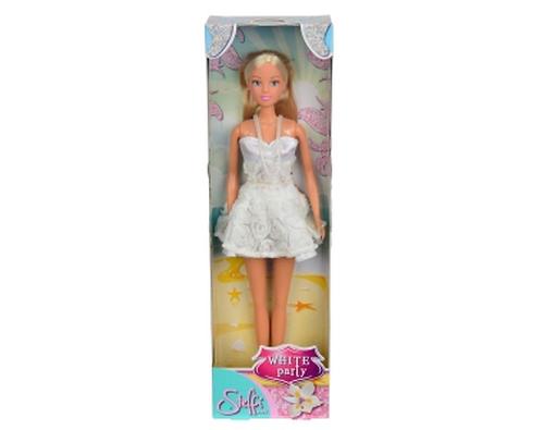 Кукла Штеффи в белом летнем платье (9)