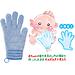 Мочалка-рукавица для мытья ребенка Chu Chu Baby голубая для папы (2)