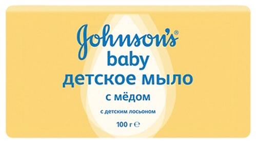Мыло Johnsons baby с медом 100 г (1)