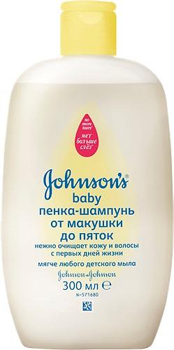 Пенка-шампунь Johnson's baby TopToToe 300мл (1)