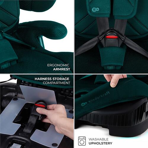 Автокресло Kinderkraft <img class='emojiMco' alt='🇪🇺' src='https://minim.kz/system/library/Emoji/AssetsEmoji/Icons/IconsIphone/U1F1EA U1F1FA.png'> FIX2GO i-Size Green (20)