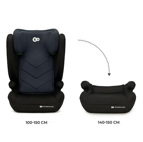 Автокресло Kinderkraft I-SPARK i-Size Black (11)