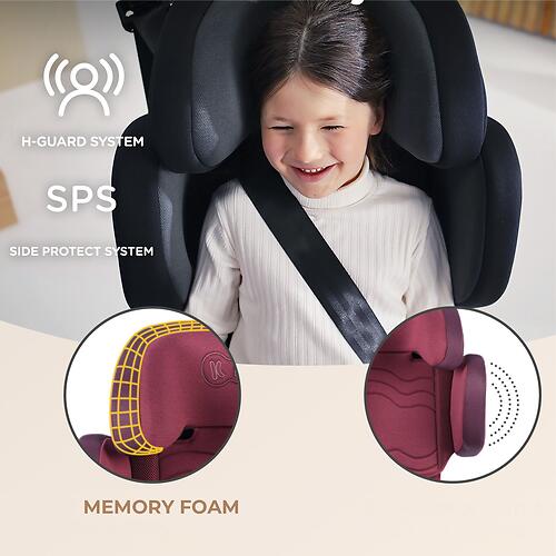 Автокресло Kinderkraft XPAND 2 i-Size Cherry Pearl (16)