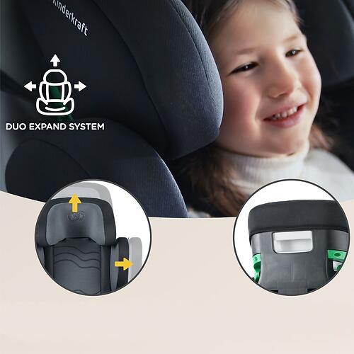Автокресло Kinderkraft XPAND 2 i-Size Graphite Black (15)