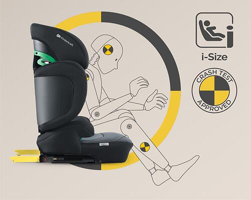 Автокресло Kinderkraft XPAND 2 i-Size Graphite Black (18)