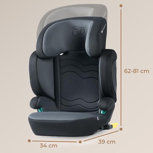 Автокресло Kinderkraft XPAND 2 i-Size Graphite Black (19)