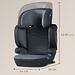 Автокресло Kinderkraft XPAND 2 i-Size Graphite Black (9)