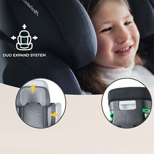 Автокресло Kinderkraft XPAND 2 i-Size Rocket Grey (15)