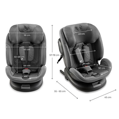 Outlet! Автокресло Kinderkraft XPEDITION 3 i-Size Grey (Алм) (22)