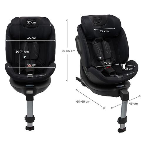 Автокресло Kinderkraft XRIDER 2 i-Size Black (23)