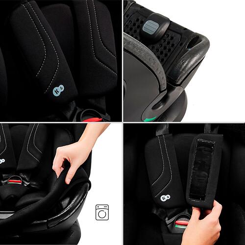 Автокресло Kinderkraft XRIDER 2 i-Size Black (22)