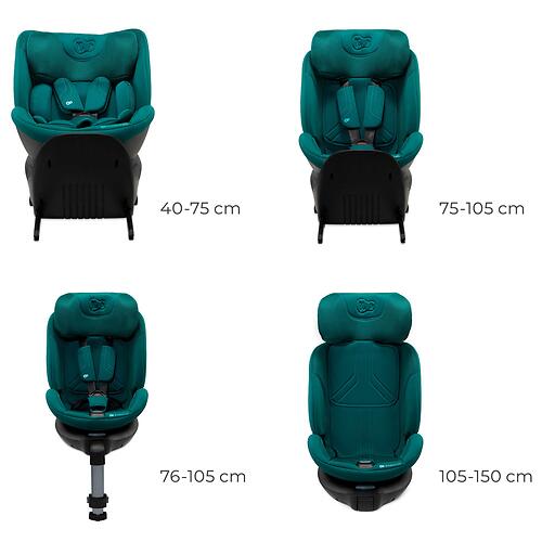 Автокресло Kinderkraft XRIDER 2 i-Size Green (20)