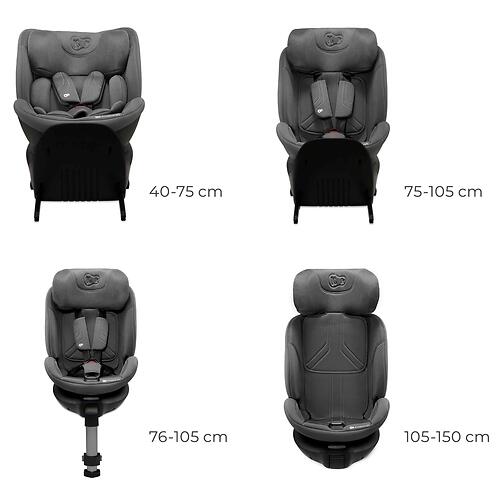 Автокресло Kinderkraft XRIDER 2 i-Size Grey (20)