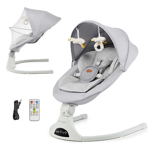 Outlet! Электрокачель Kinderkraft <img class='emojiMco' alt='🇪🇺' src='https://minim.kz/system/library/Emoji/AssetsEmoji/Icons/IconsIphone/U1F1EA U1F1FA.png'> TULSY Grey (Алм) (18)