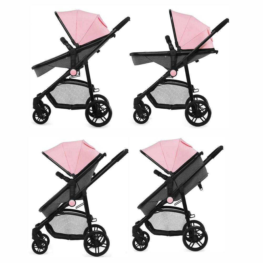 Коляска-трансформер 3в1 Kinderkraft JULI Pink в интернет-магазине Minim