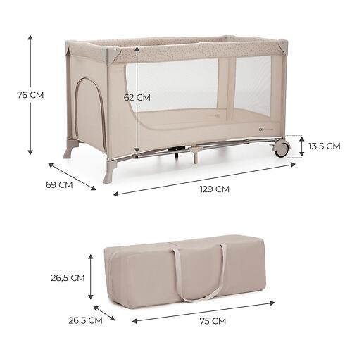 Манеж Kinderkraft <img class='emojiMco' alt='🇪🇺' src='https://minim.kz/system/library/Emoji/AssetsEmoji/Icons/IconsIphone/U1F1EA U1F1FA.png'> JOY 2 Beige (9)
