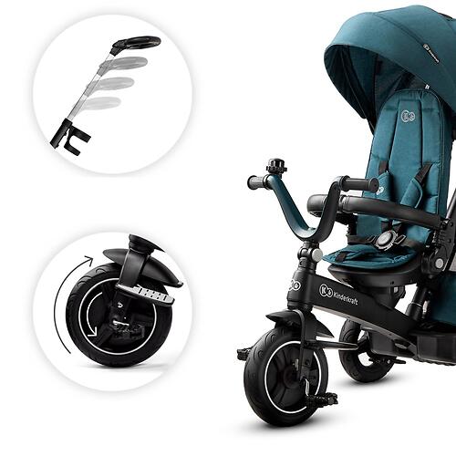 Велосипед Kinderkraft <img class='emojiMco' alt='🇪🇺' src='https://minim.kz/system/library/Emoji/AssetsEmoji/Icons/IconsIphone/U1F1EA U1F1FA.png'> EASYTWIST Midnight Green (14)